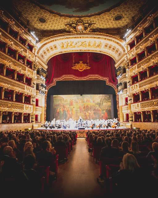 In the oldest opera theater in the world